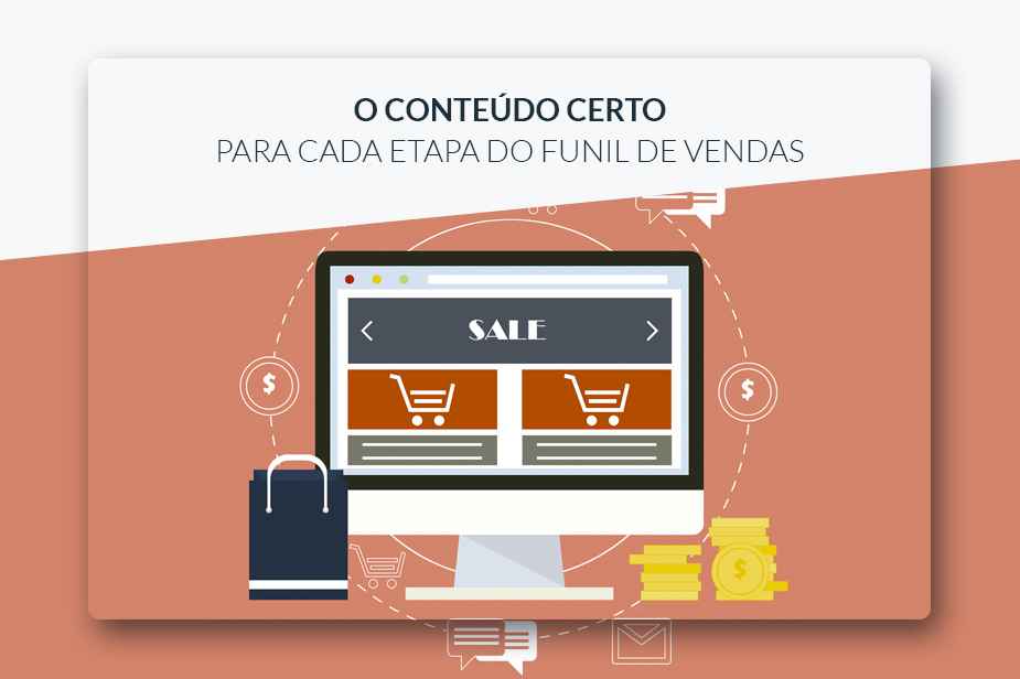 O contedo certo para cada etapa do funil de vendas