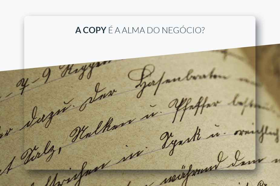 A copy  a alma do negcio?